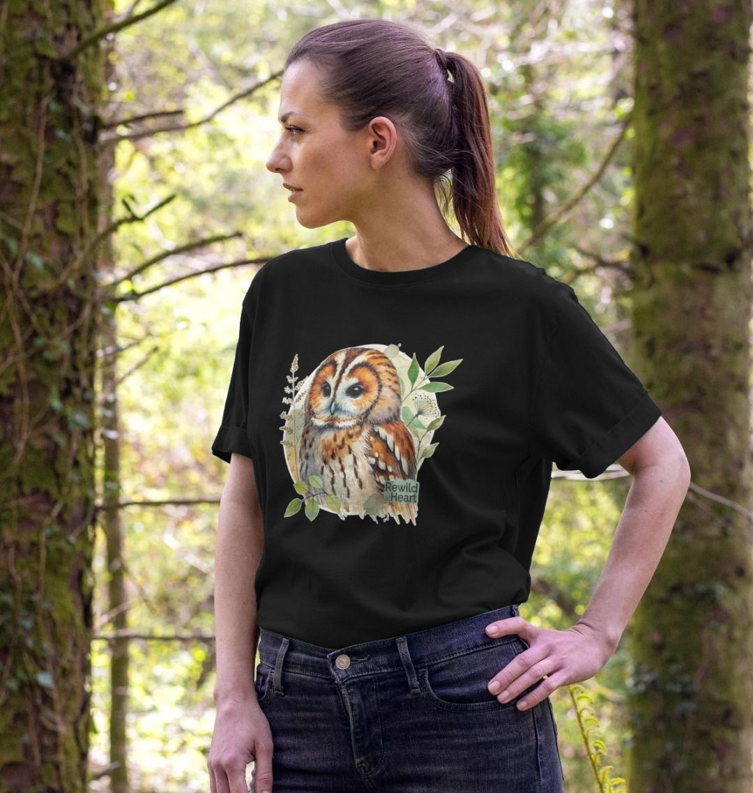 Tawny Owl Forest Women's Relaxed-Fit T-Shirt