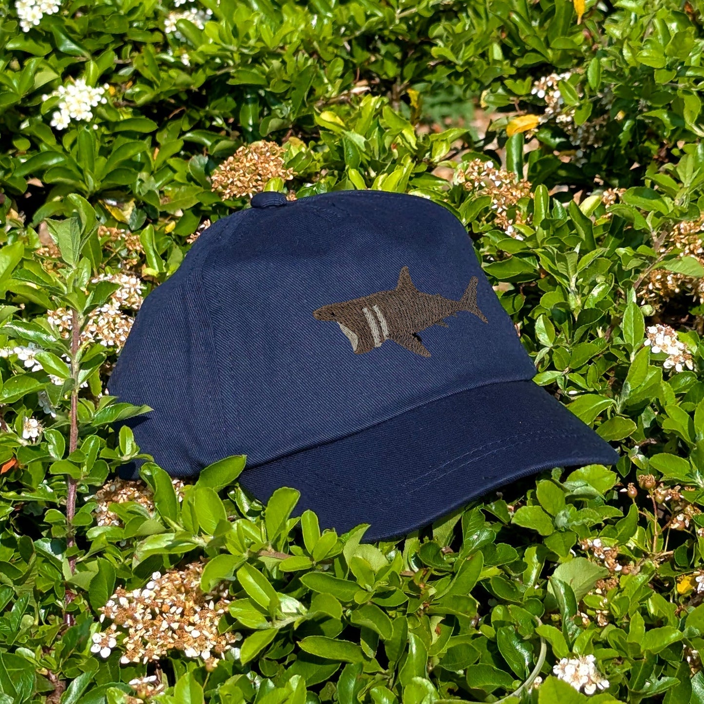 Basking Shark Embroidered Baby/Toddler Cap (up to 5 years)