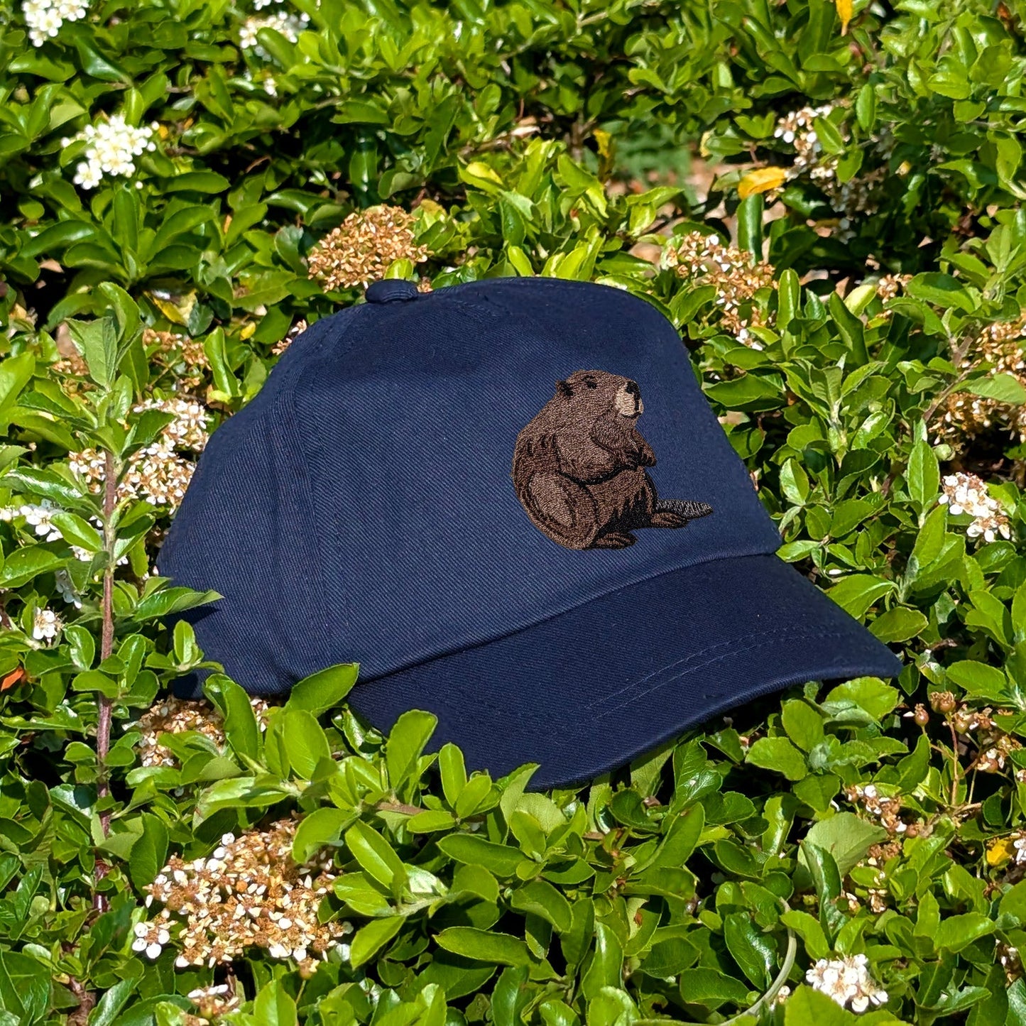 Beaver Embroidered Baby/Toddler Cap (up to 5 years)
