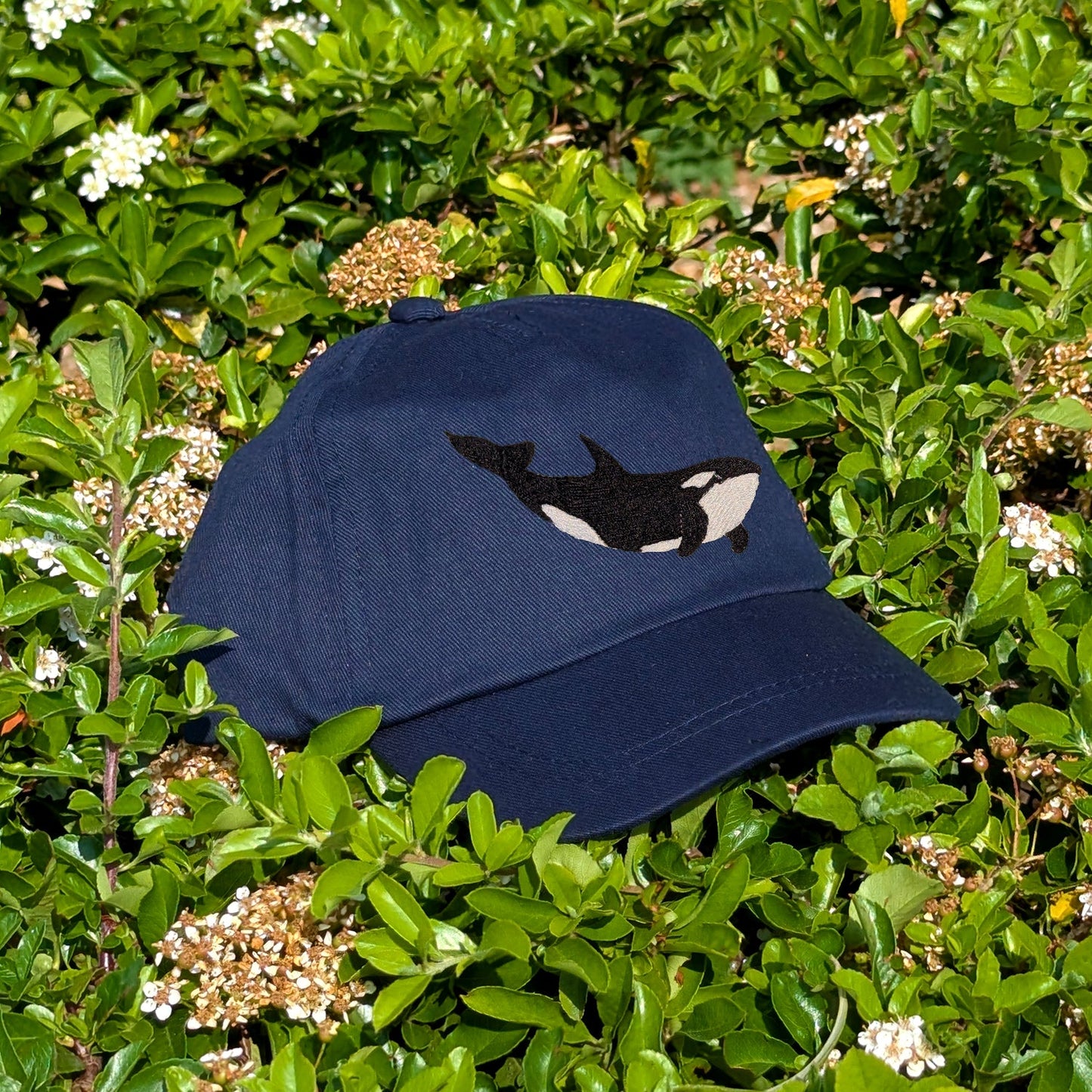 Orca Embroidered Baby/Toddler Cap (up to 5 years)