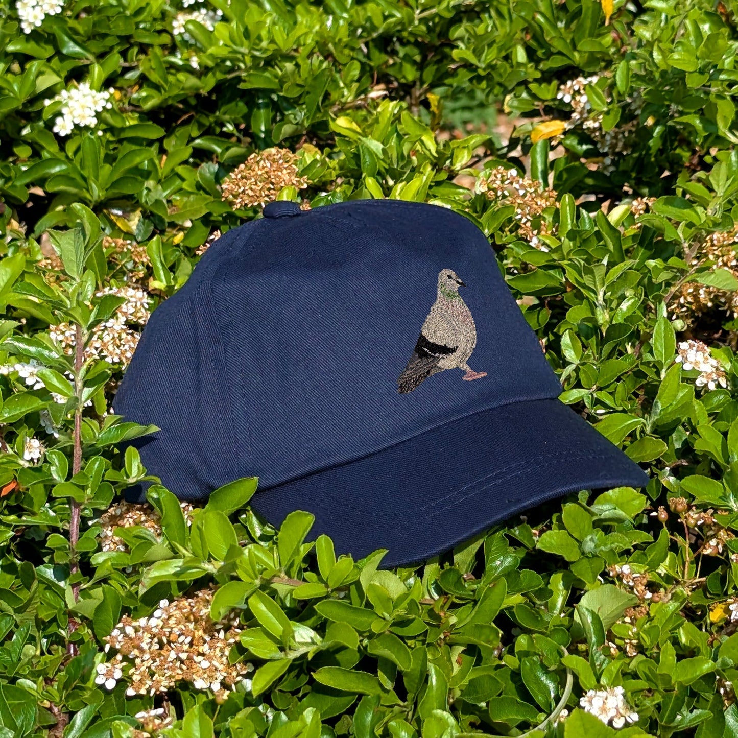 Pigeon Embroidered Baby/Toddler Cap (up to 5 years)