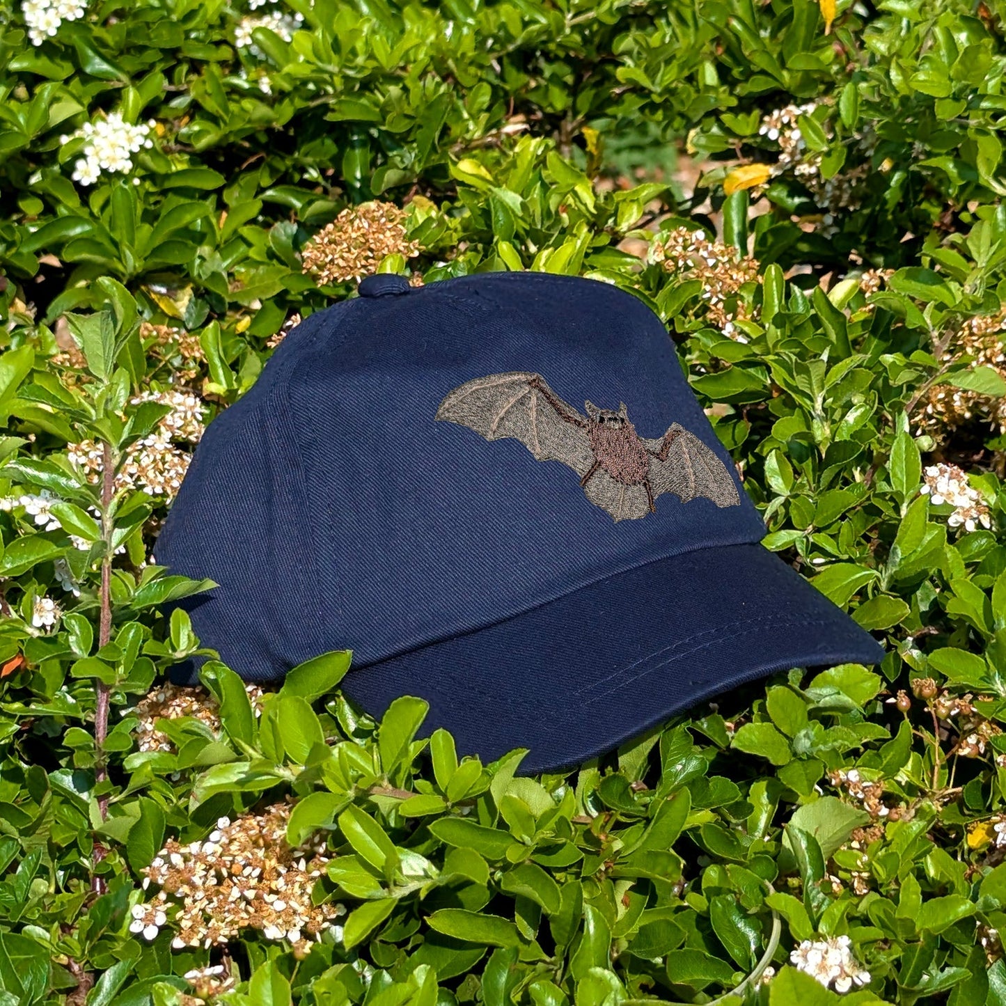 Pipistrelle Bat Embroidered Baby/Toddler Cap (up to 5 years)