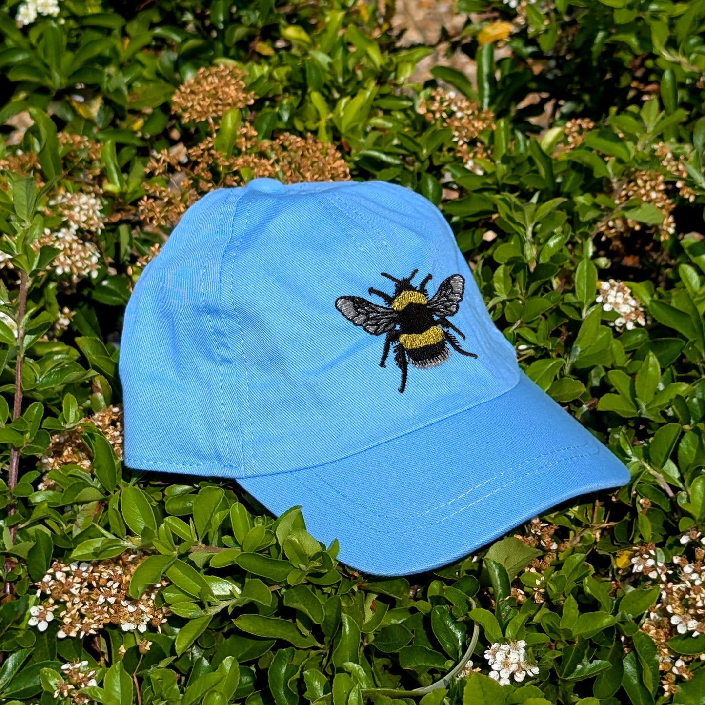 Bumblebee Embroidered Baby/Toddler Cap (up to 5 years)