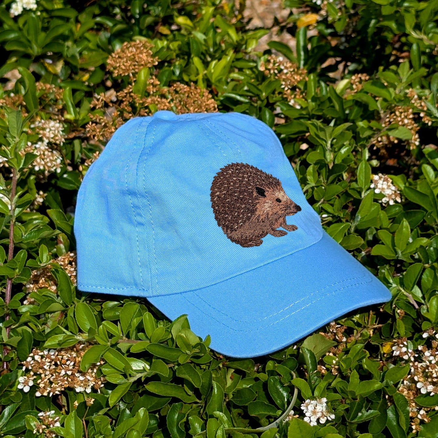 Hedgehog Embroidered Baby/Toddler Cap (up to 5 years)
