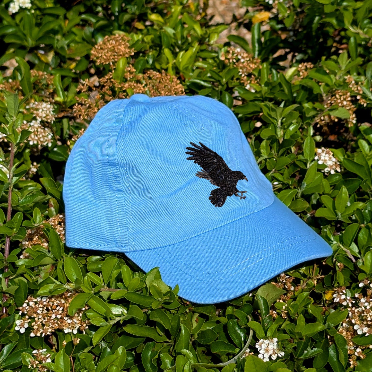 Raven Embroidered Baby/Toddler Cap (up to 5 years)