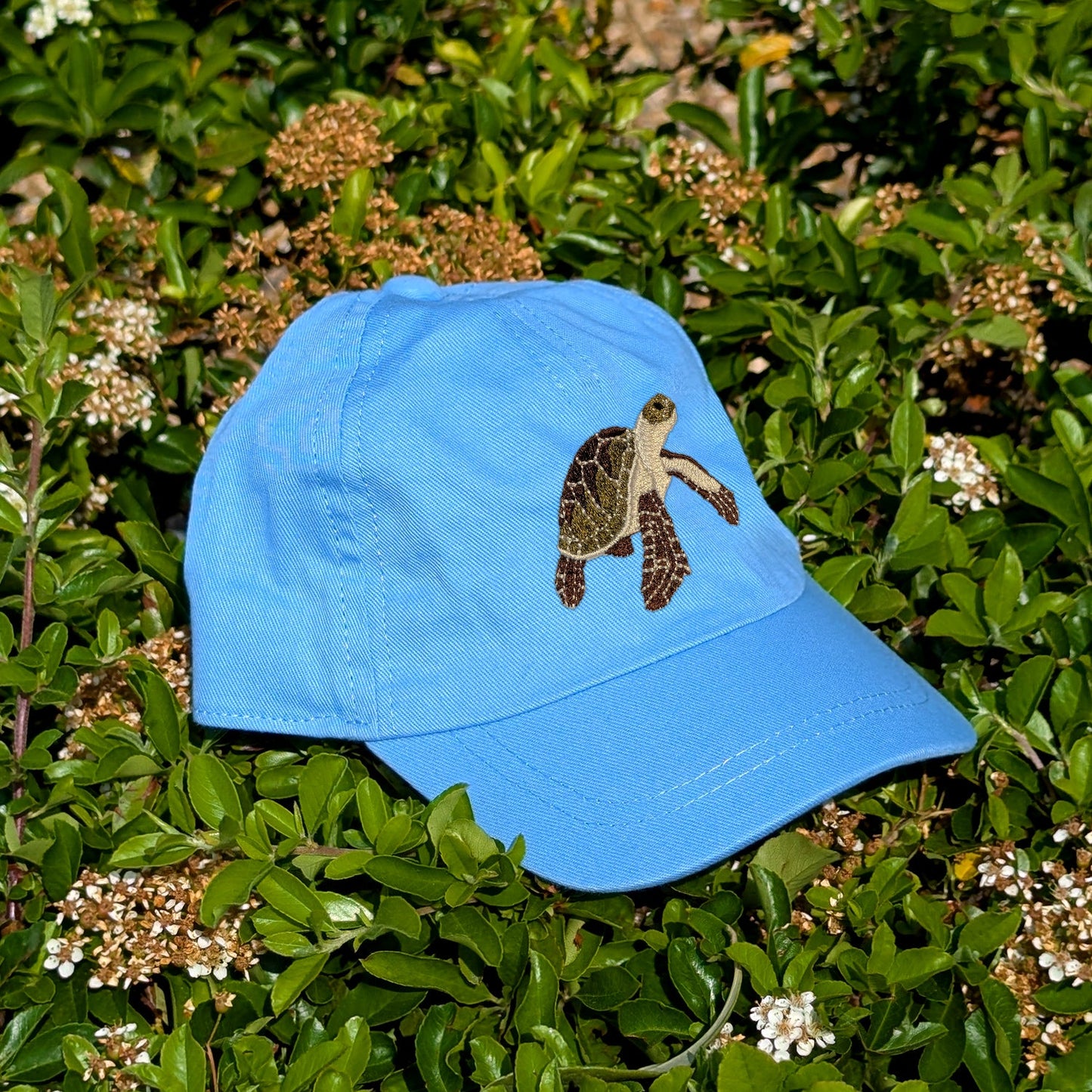 Sea Turtle Embroidered Baby/Toddler Cap (up to 5 years)