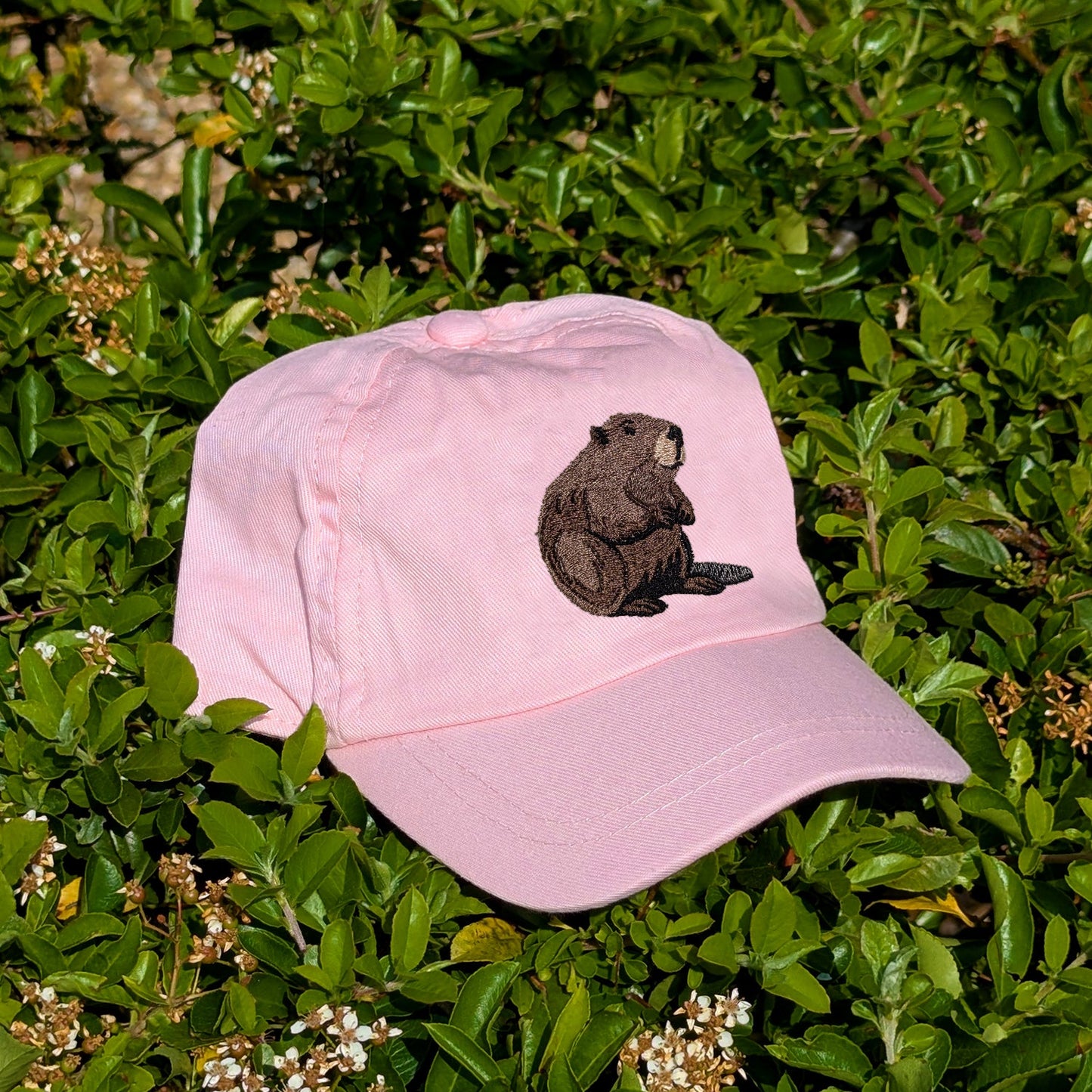 Beaver Embroidered Baby/Toddler Cap (up to 5 years)