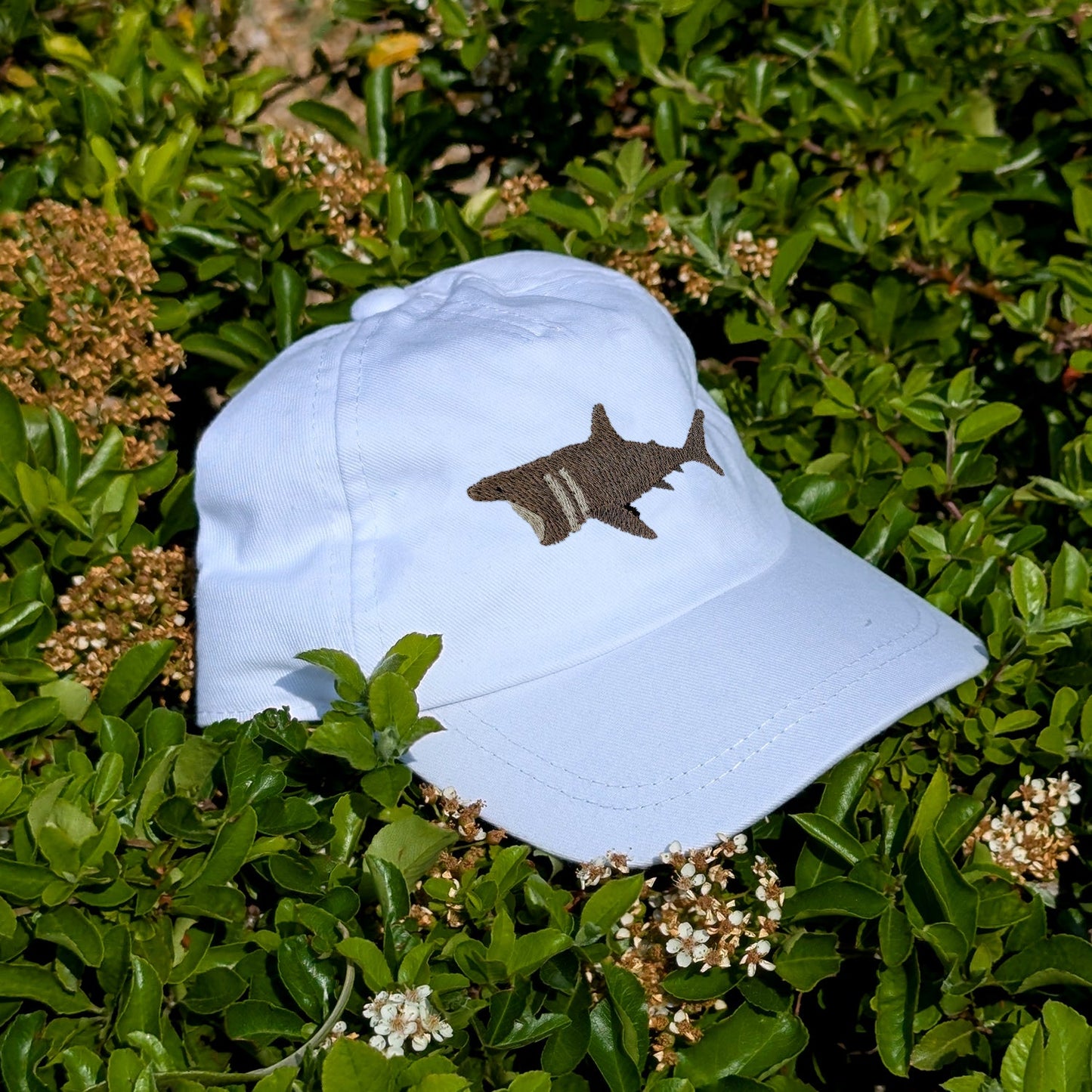 Basking Shark Embroidered Baby/Toddler Cap (up to 5 years)