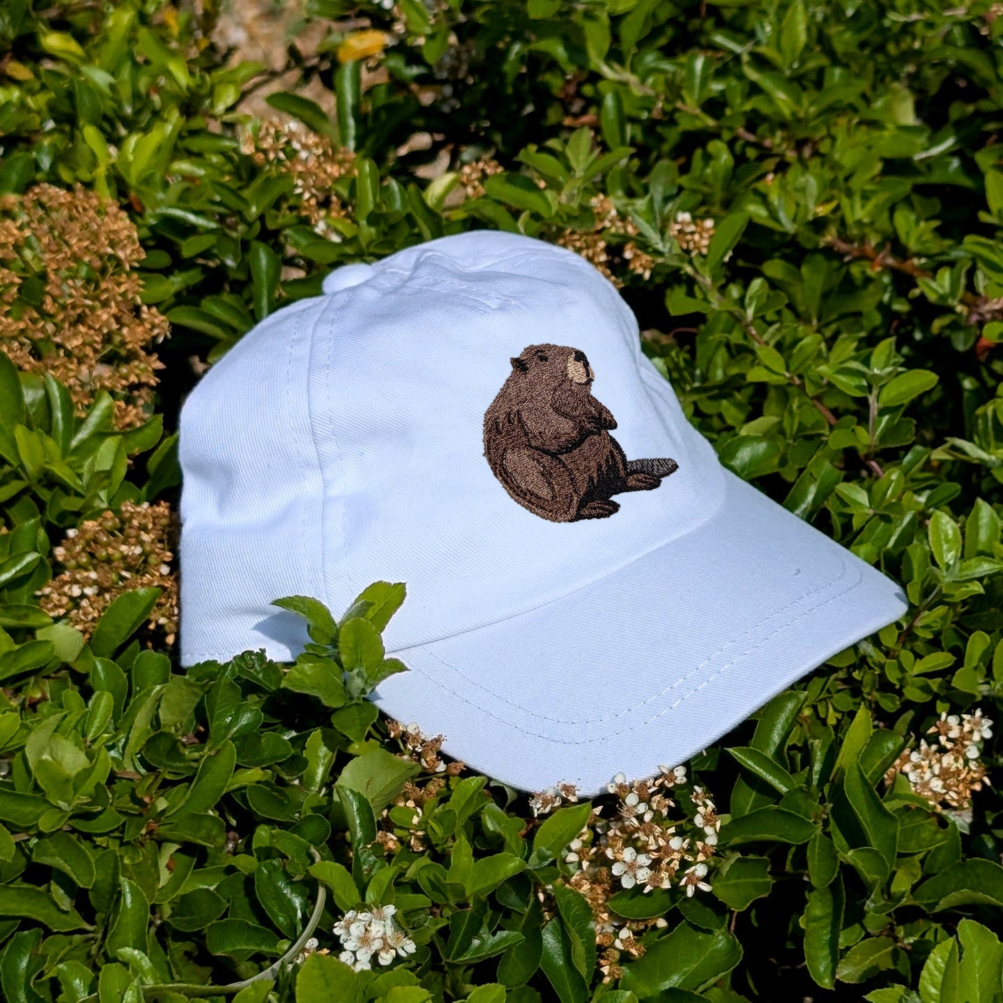Beaver Embroidered Baby/Toddler Cap (up to 5 years)