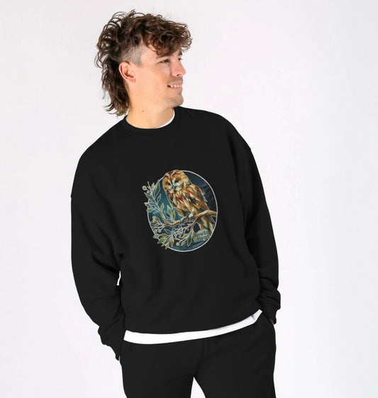 Tawny Owl Men's Oversized Sweater