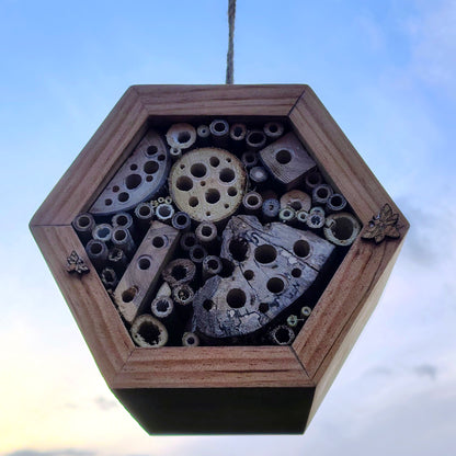 Mini Honeycomb Bee Hotel - Home for Solitary Bees