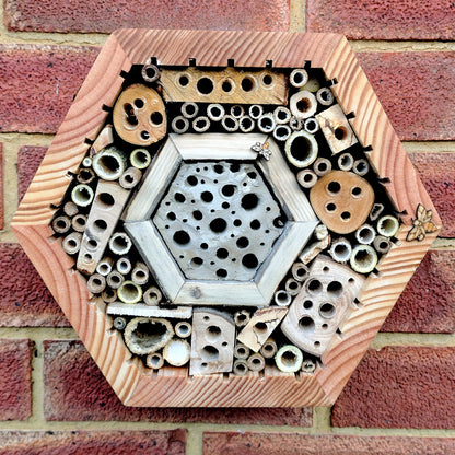 Mini Honeycomb Bee Hotel - Home for Solitary Bees