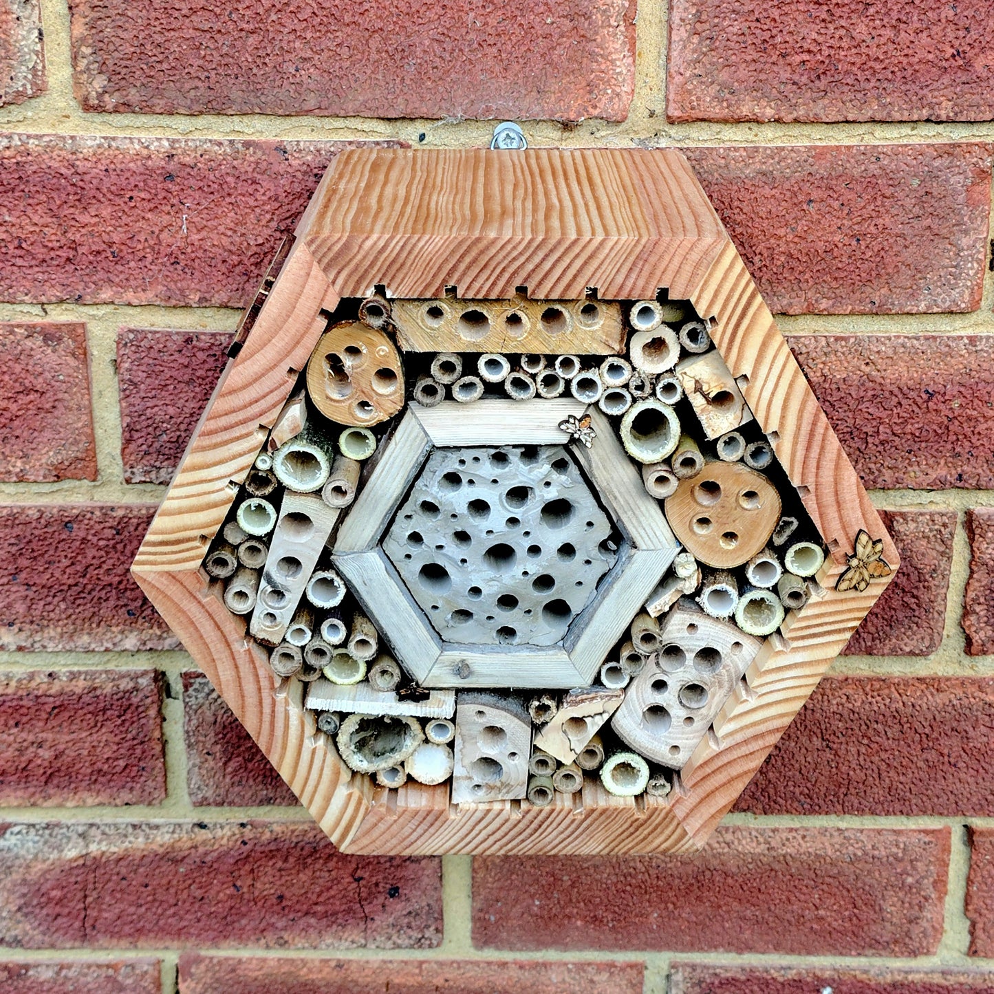 Mini Honeycomb Bee Hotel - Home for Solitary Bees