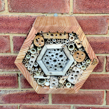 Mini Honeycomb Bee Hotel - Home for Solitary Bees
