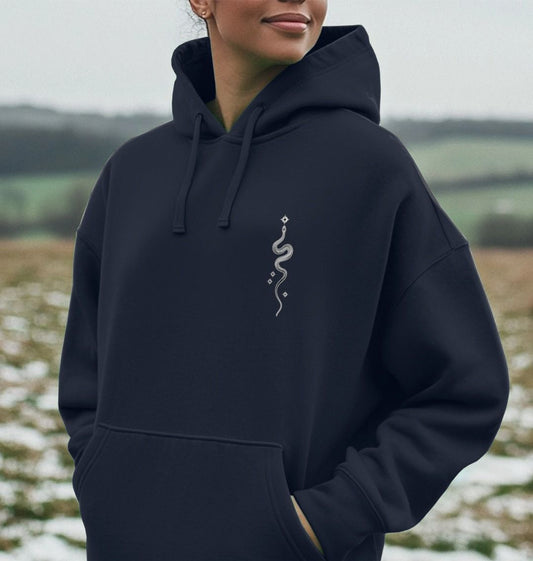 Starry Snake Accent Pocket Hoodie