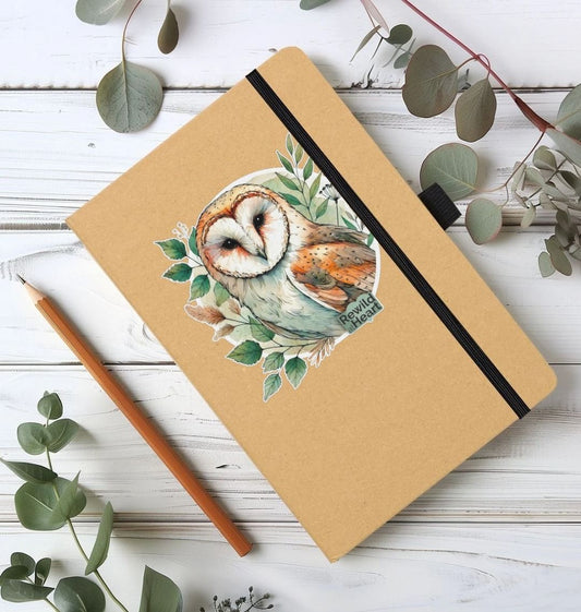 Barn Owl Woodland Notepad