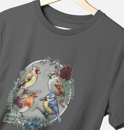 British Songbird Wreath Men's T-Shirt