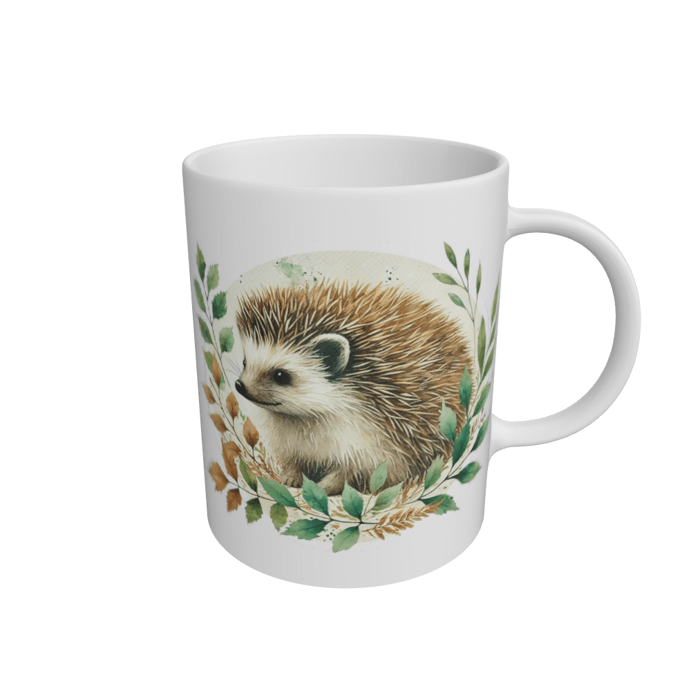 White Hedgehog Harmony Mug