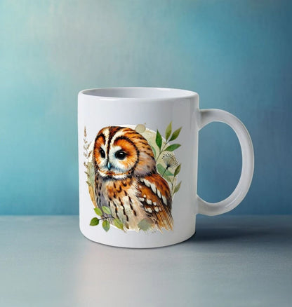 Tawny Owl Forest Mug