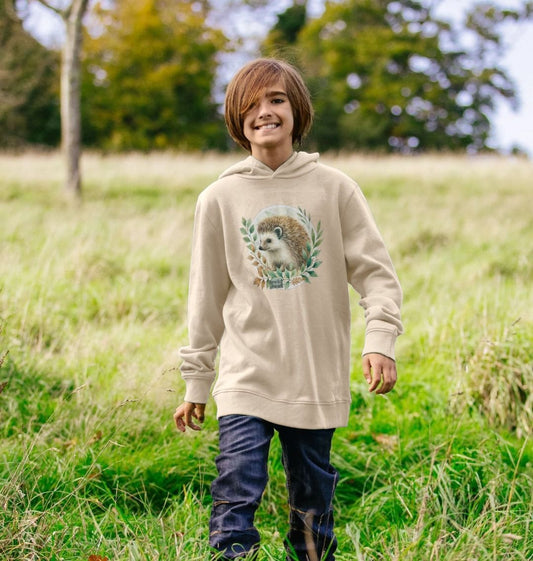 Hedgehog Harmony Kids Hoodie