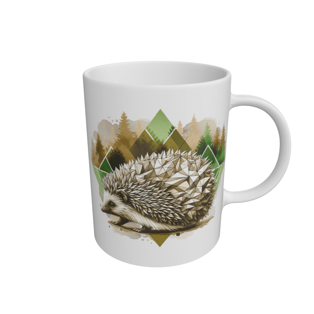 White Hedgehog Mug