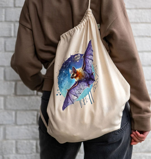 Bat Summer Drawstring Bag