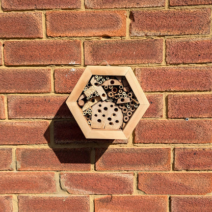 Honeycomb Bee Hotel - Reclaimed Pallet Wood