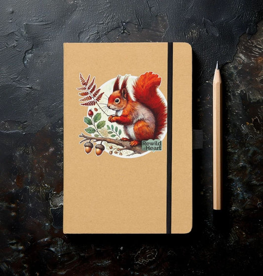 Red Squirrel Oak Notepad