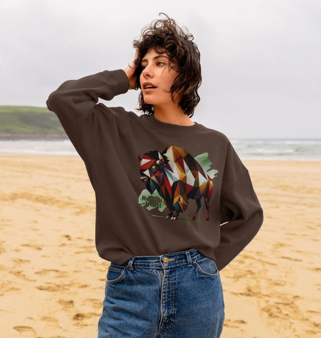 European Bison | Women's Oversized Jumper