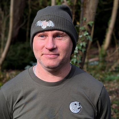 Pipistrelle Bat Embroidered Beanie