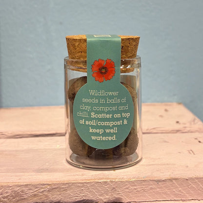 Mini Wildflower Seed Ball Jars: 6 Varieties