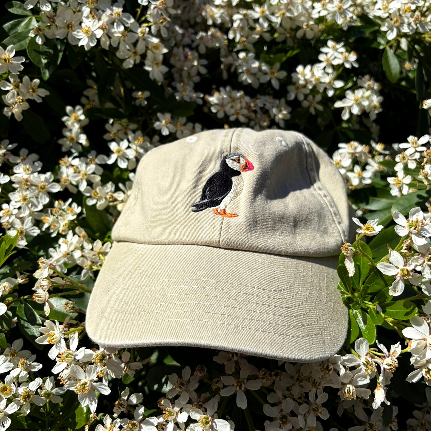 Puffin Embroidered Baseball Cap