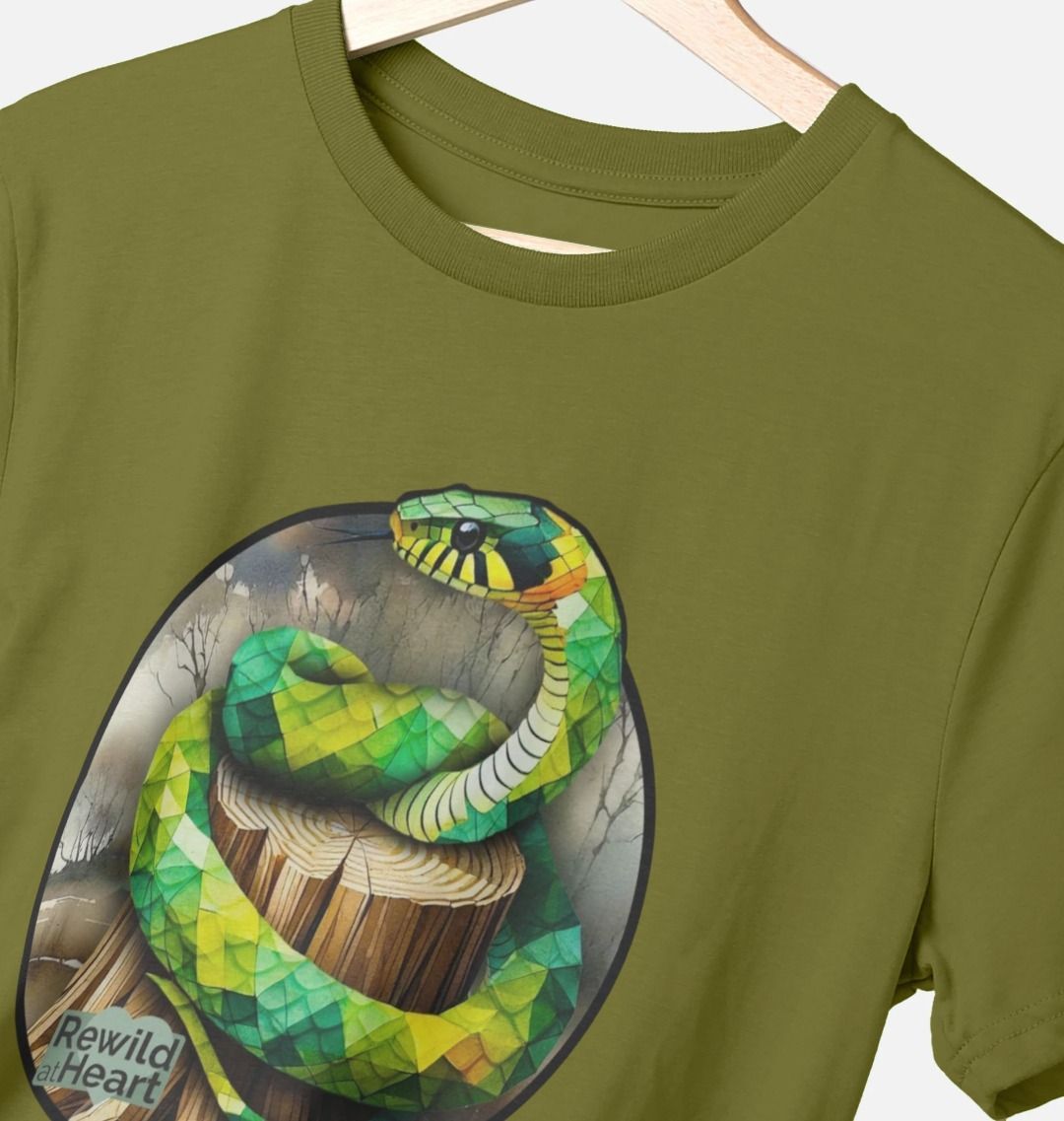 Grass Snake Marsh Men's T-Shirt