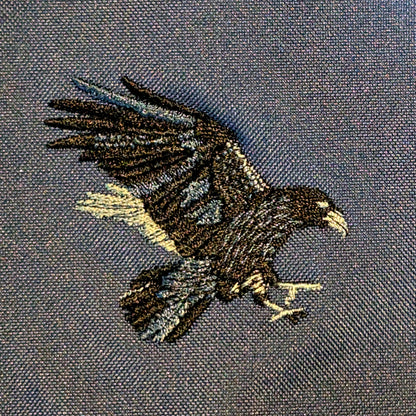 Raven Embroidered Long Sleeve T-Shirt
