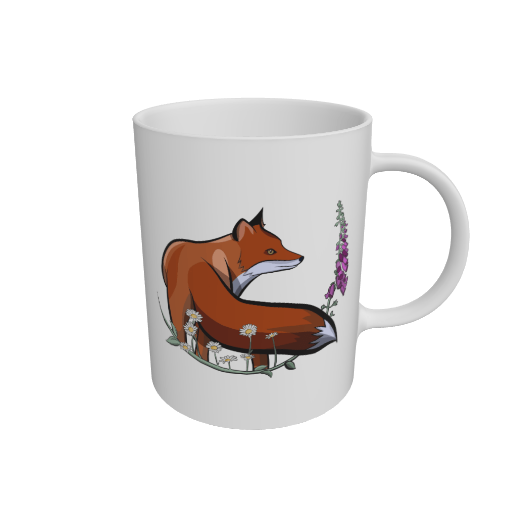 White Mug Front