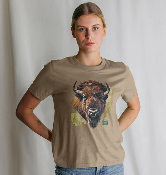 Bison, Wildflowers & Butterflies Women's Classic T-Shirt