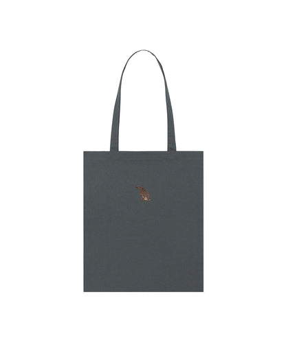 Hare Embroidered Tote Bag