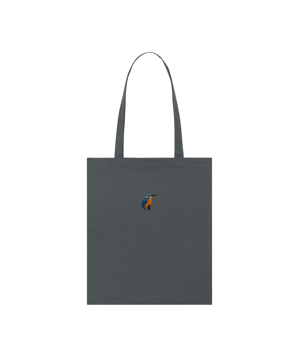 Kingfisher Embroidered Tote Bag