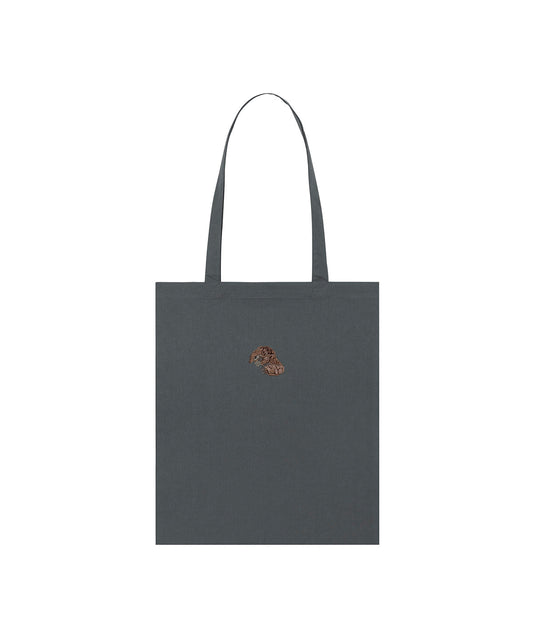 Pangolin Embroidered Tote Bag