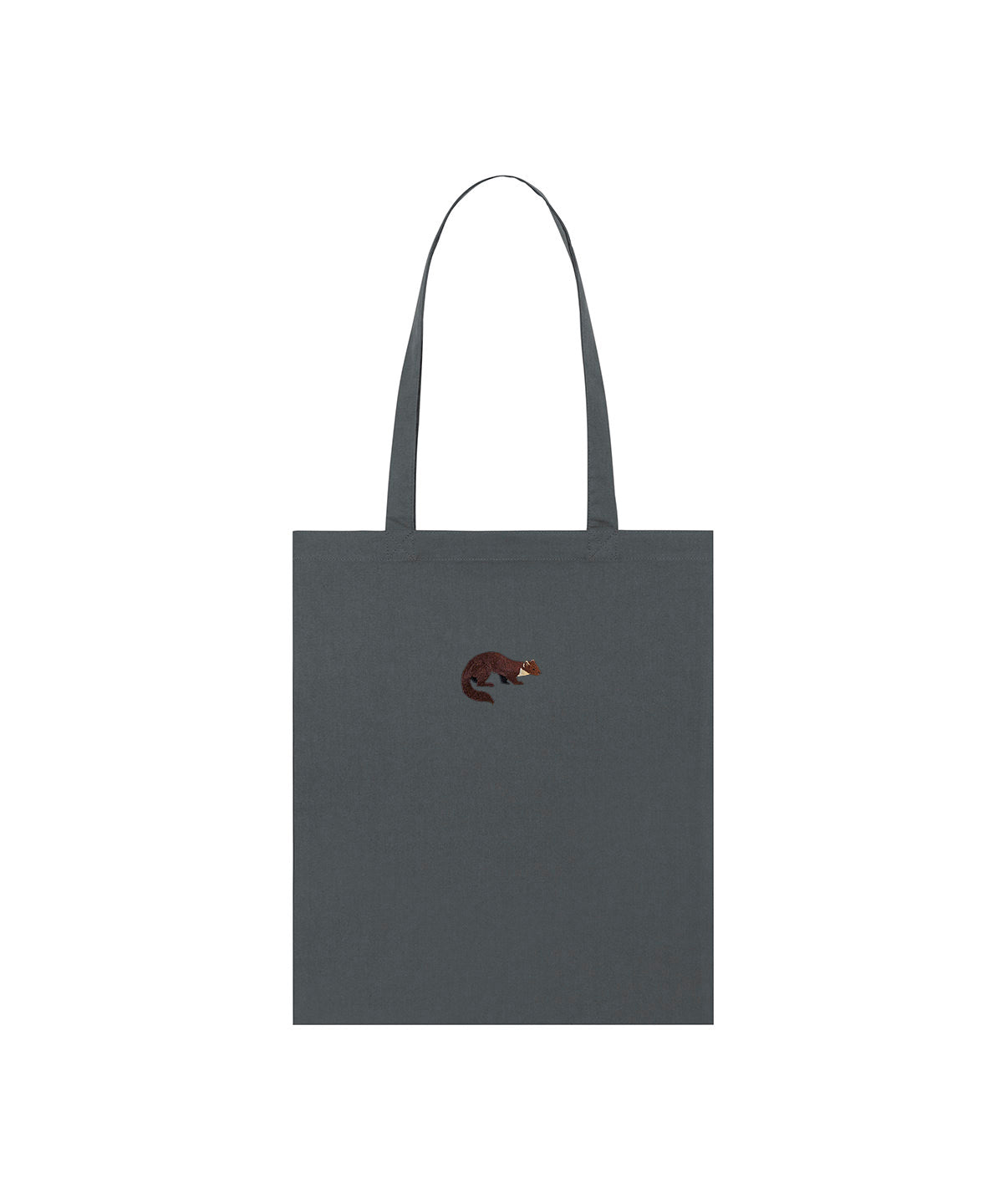 Pine Marten Embroidered Tote Bag