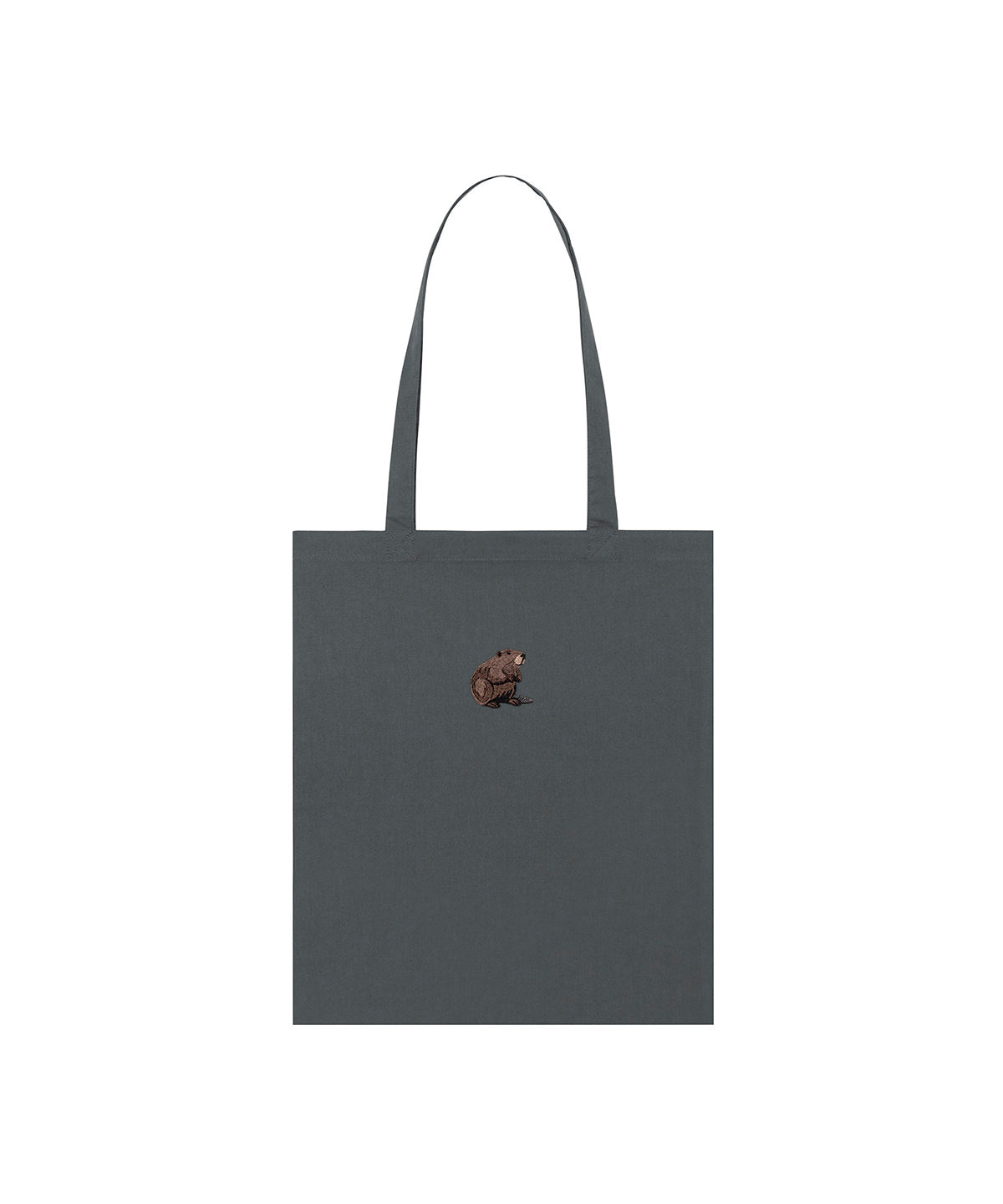 Beaver Embroidered Tote Bag
