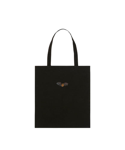 Noctule Bat Embroidered Tote Bag
