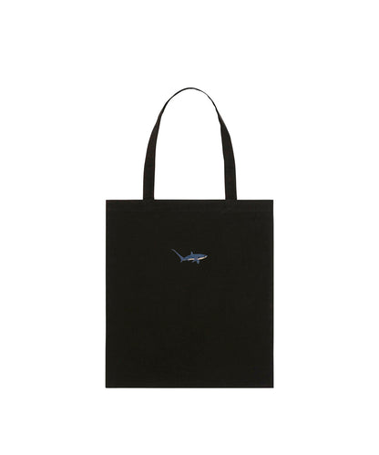 Thresher Shark Embroidered Tote Bag