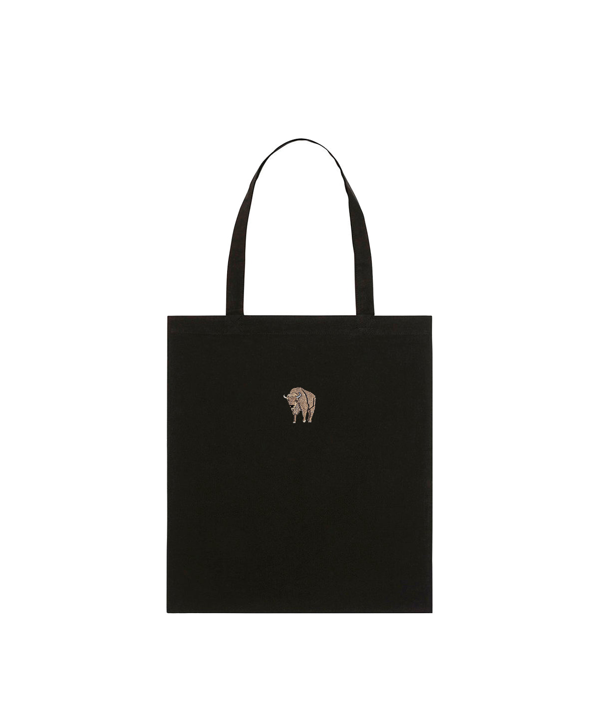 Bison Embroidered Tote Bag