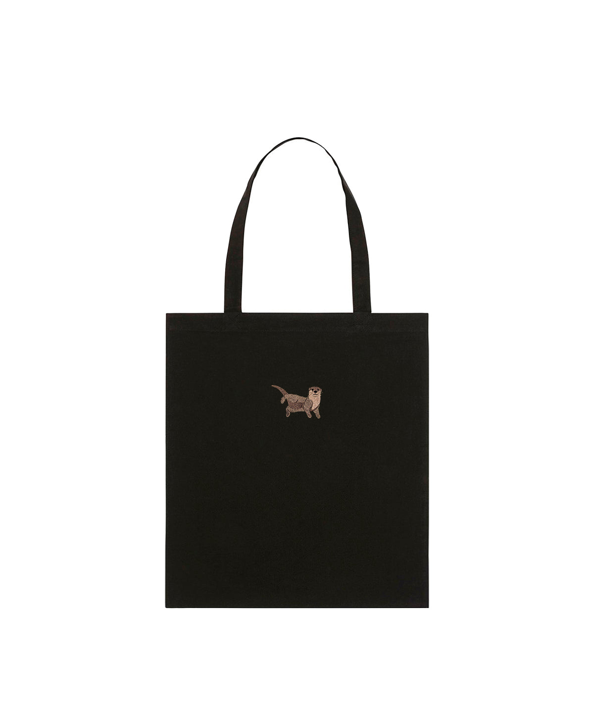 Otter Embroidered Tote Bag