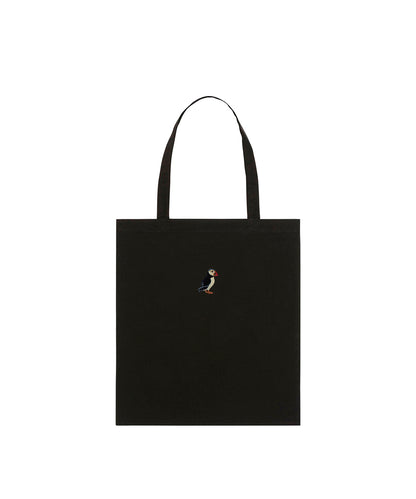 Puffin Embroidered Tote Bag