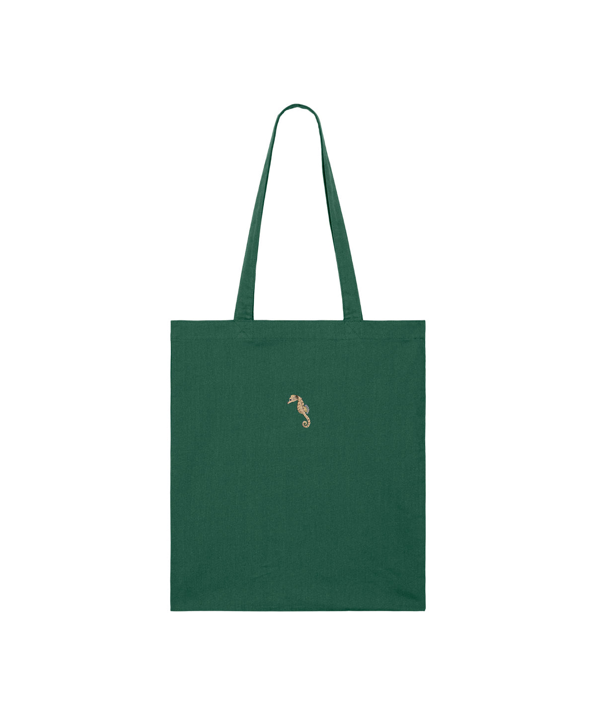 Seahorse Embroidered Tote Bag