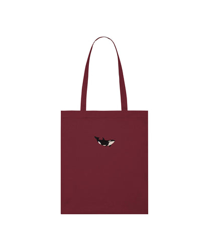 Orca Embroidered Tote Bag
