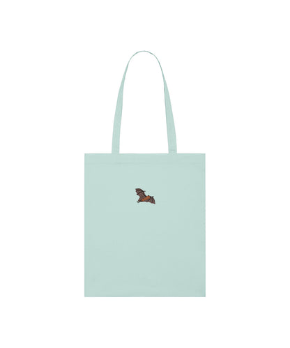 Fruit Bat Embroidered Tote Bag
