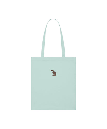Hare Embroidered Tote Bag